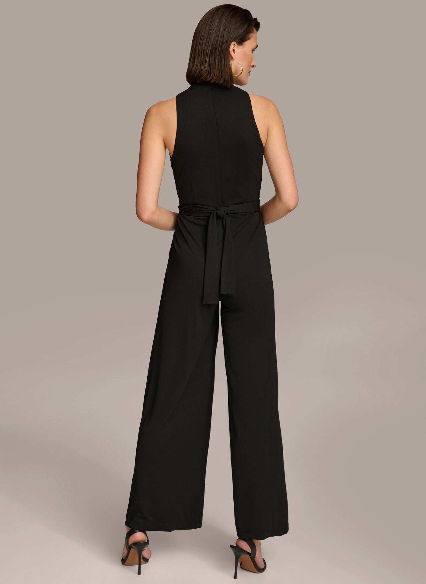 (image for) INGENIOUS V-NECK BELTED JUMPSUIT